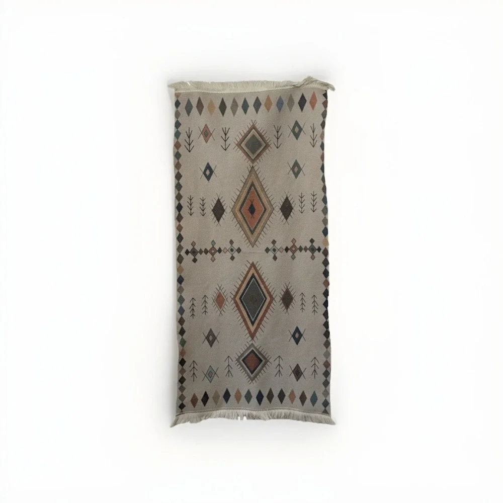 Moroccan Floor Throw Rug Set Of 3‎ 66L x 24W Boho Home Decor Earthy Earth Tones